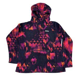 Columbia Womens Ali Peak Hooded Colorful Fleece Sz XXL
